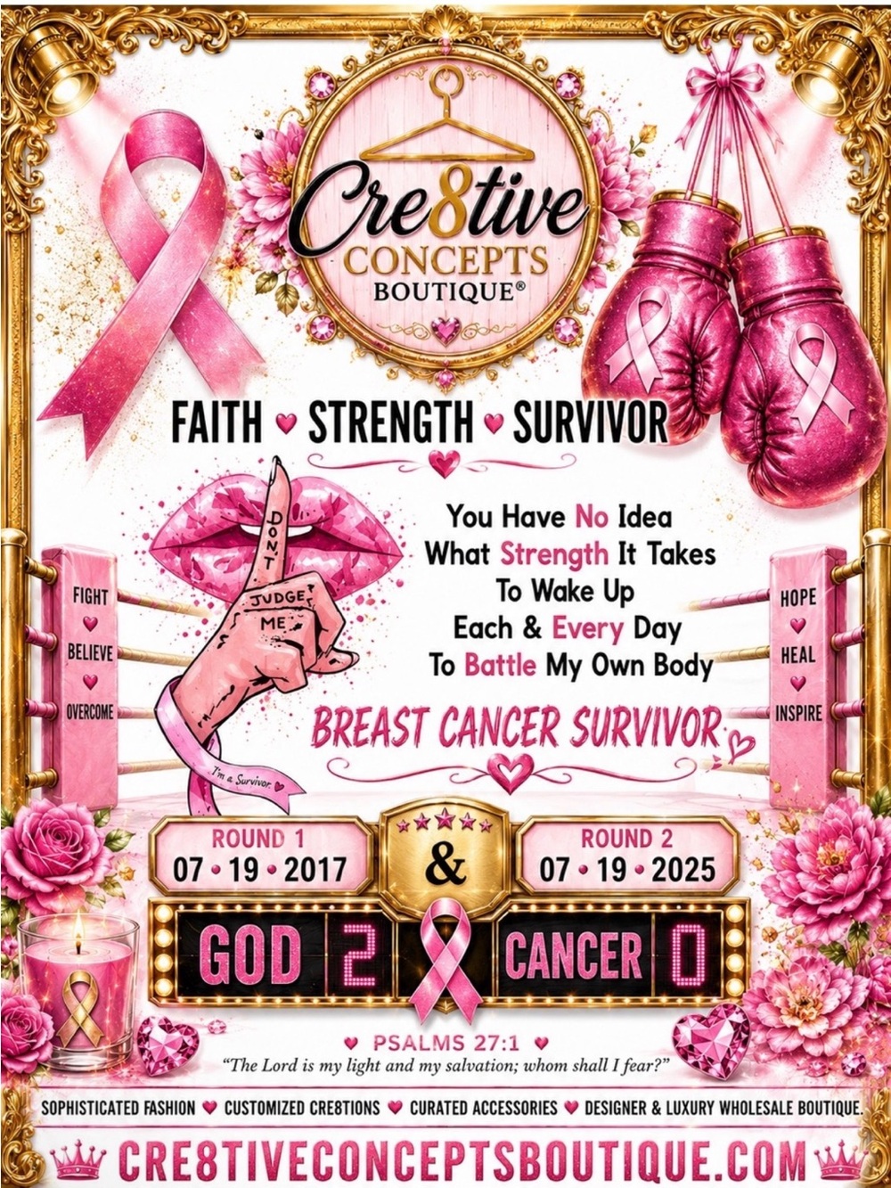 Sign ⬆️ Join us for The Pink Ribbon Tour 🎀 Breast Cancer Awareness 6 Host/States - Picture 4 of 4